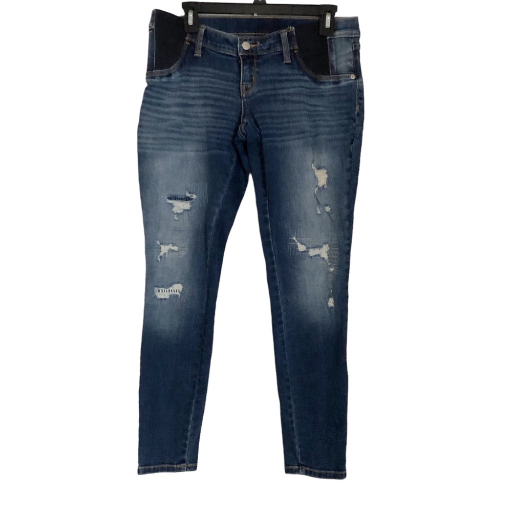 Liz Lange Maternity for Target ankle skinny distressed Jeans